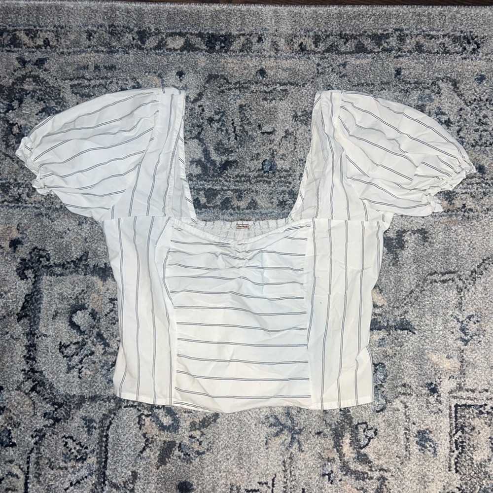 Free People Cropped Shirt